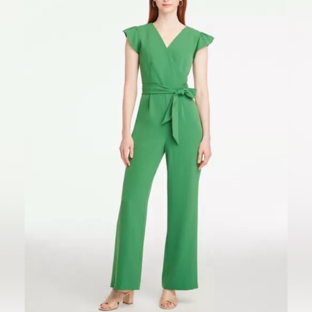 Ann Taylor Green Jumpsuit Size 0